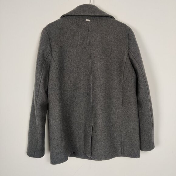 SUNG ALFRED SUNG Women's Jacket Size L Gray Wool Cotton Business Casual Academia - Picture 4 of 9